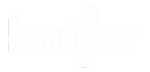 Logotipo Hotjar branco Mídia Marketing Digital Página inicial